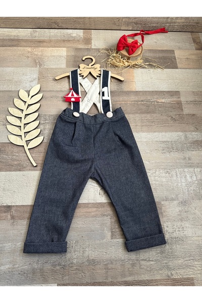 Feriatolye Circus Concept Birthday Baby Boy Salopet