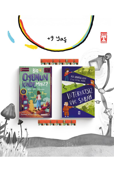 Genç Timaş 9 YAŞ+ Bir Oyunun İçinde miyiz, İnternetsiz Bir Sabah (2KİTAP)