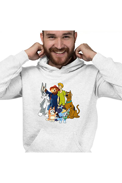 OEM Hanorac Barbati Paddington Scooby Doo Bugs Bunny Bingo Bluey Blue