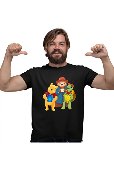 OEM Tricou Barbati Paddington Winnie the Pooh Franklin Testoasa