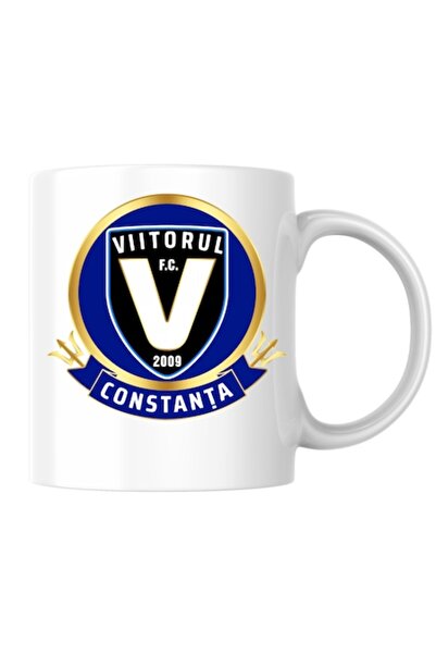 T&M Personalizare Cana personalizata 'F.C. Viitorul Constanta' v7, 330 ml, alb