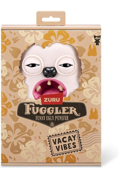 TOYFEST Vacay Vibes Holiday Vibes Zuru Fuggler Funny Plush Toy - Hedge Grog 22 cm