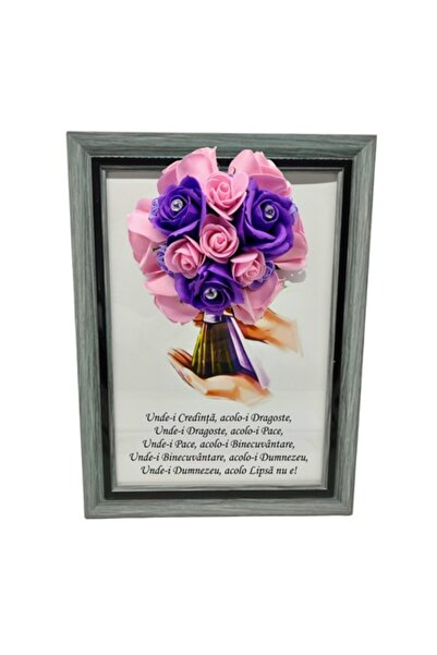 T&M Personalizare Tablou înrămat A4 (30x21 cm) - „Binecuvântarea Casei” - v10...