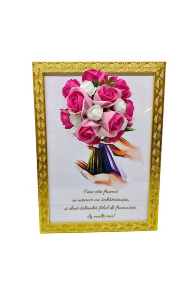 T&M Personalizare Înrămat A4 (30x21 cm) - „Frumos pe dinăuntru, nu îmbătrâneș...