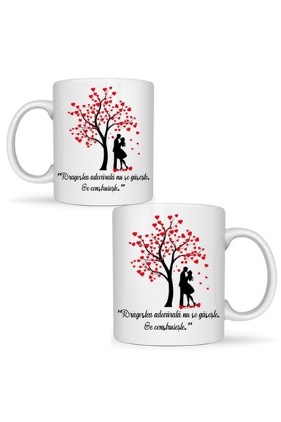 T&M Personalizare Cană personalizată „Adevărata iubire nu se găsește” Ziua În...