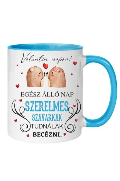 T&M Personalizare Cană personalizată „Ziua Îndrăgostiților, Valentin napra!” ...