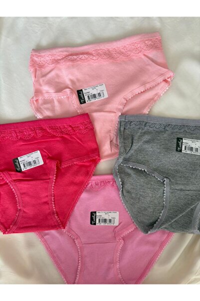 DEFORA 6 Pack Cotton Girls' Colorful Underwear (Mixed Patterns)