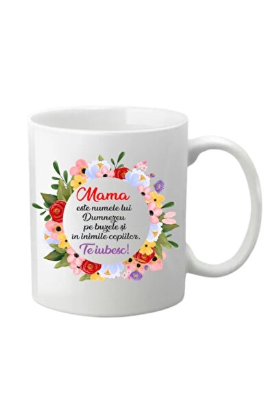 T&M Personalizare Cană personalizată - „Mama este numele lui Dumnezeu pe buze...