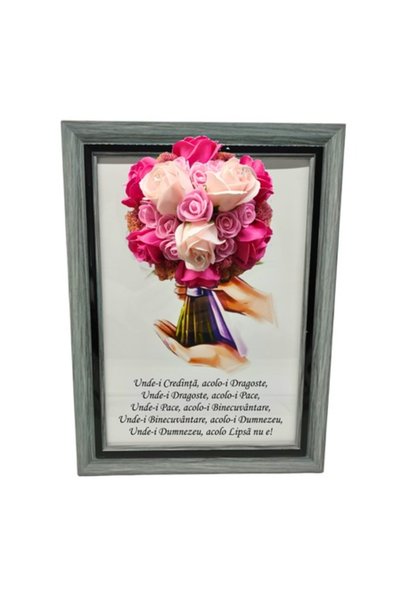 T&M Personalizare Tablou înrămat A4 (30x21 cm) - Binecuvântarea casei - v10 d...