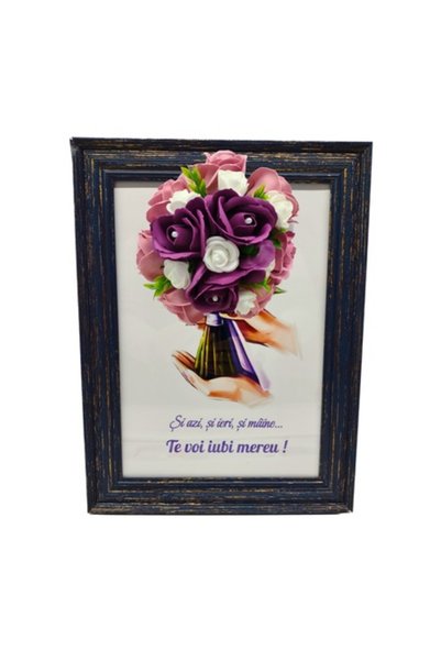 T&M Personalizare Tablou înrămat A4 (30x21 cm) - Și azi, și ieri, și mâine......
