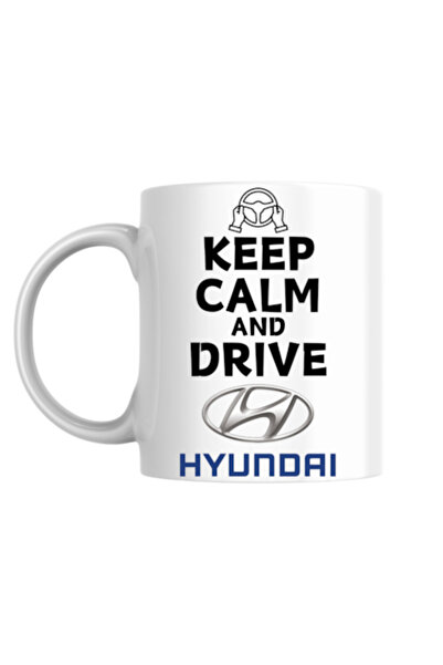 T&M Personalizare Cană personalizată - Keep Calm and Drive Hyundai!, albă, 33...