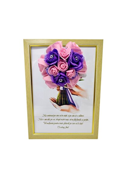 T&M Personalizare Tablou înrămat A4 (30x21 cm) - „Contează cine ți-e alături”...