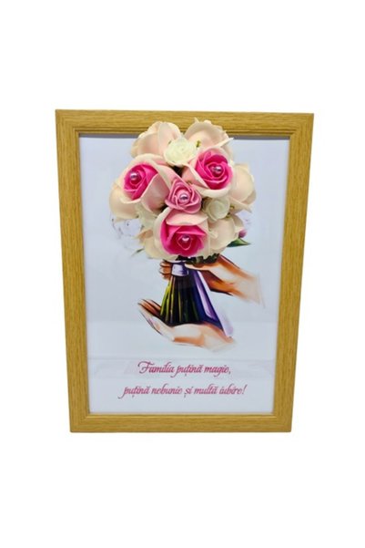T&M Personalizare Înrămat A4 (30x21 cm) – „Puțină magie, puțină nebunie și mu...