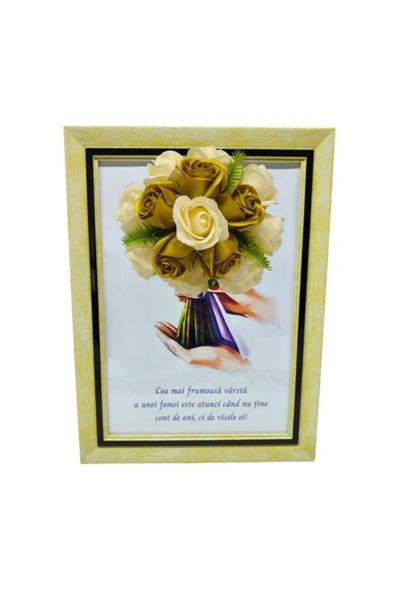 T&M Personalizare Înrămat A4 (30x21 cm) - „Cea mai frumoasă epocă...” decorat...