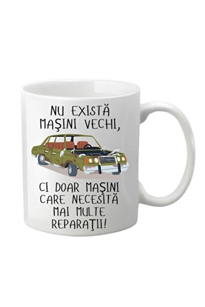 T&M Personalizare Cană personalizată - Nu există mașini vechi, albă, 330 ml
