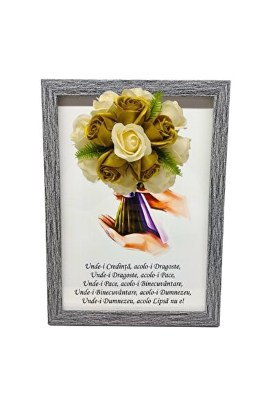 T&M Personalizare Tablou in rama A4 (30x21 cm) - Binecuvantarea Casei - v12 d...