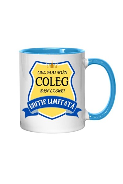 T&M Personalizare Cană personalizată - Cel mai bun coleg din lume! interior a...