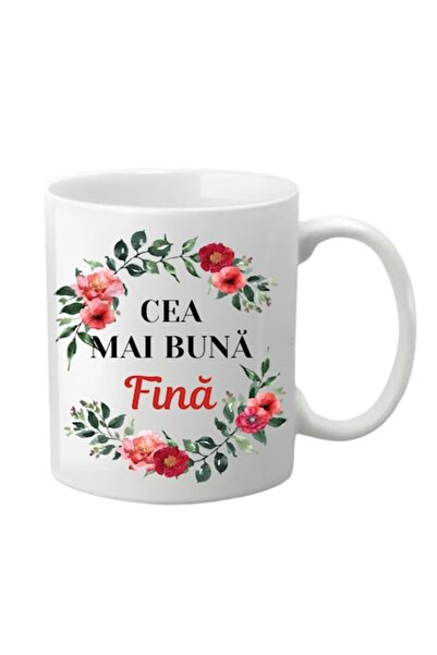 T&M Personalizare Cană personalizată - Cea mai bună, fină, albă, 330 ml