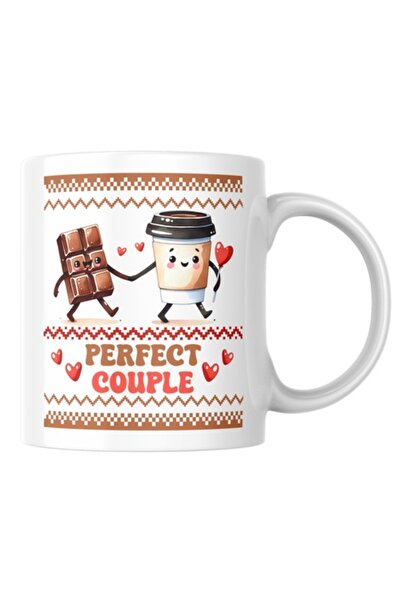 T&M Personalizare Cană personalizată „Cuplul perfect” v2, Dragobete / Ziua În...