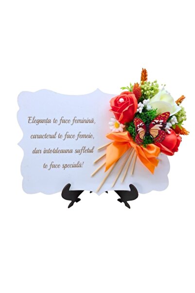 T&M Personalizare Tablou A4 din lemn multiform conturat (30x21 cm) - Eleganța...