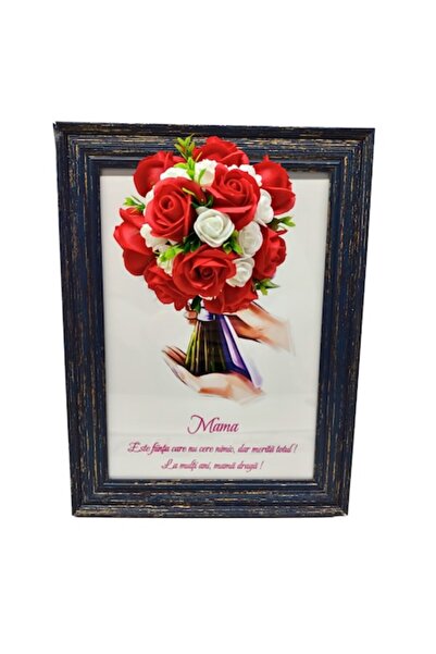 T&M Personalizare Tablou înrămat A4 (30x21 cm) - „Mamă, nu cere nimic, dar me...
