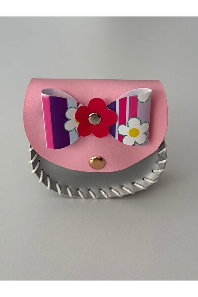 Miliva Mini geantă pentru copii cu detaliu de panglică |   Geantă pentru fetiță