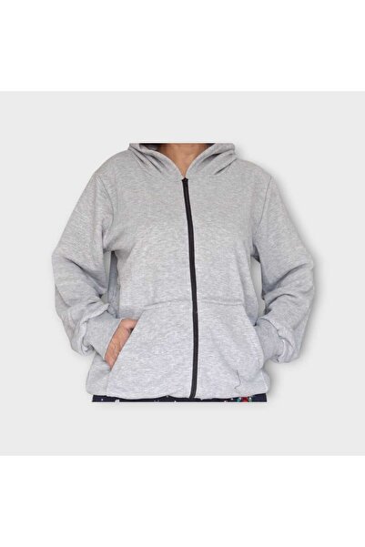 Fua Shop Women's 3 Thread K Hooded Sweat Jacket