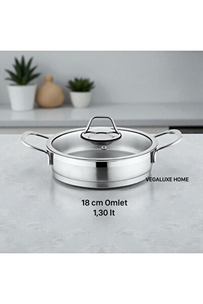 FMS Silindir Omlet Set 6 Parça ( 16-18-20 cm ) Sahan