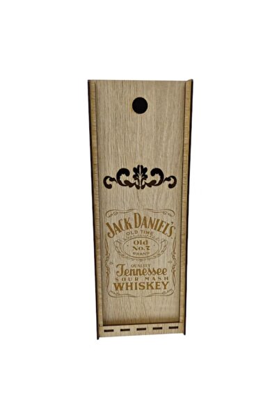 OEM Cutie cadou din lemn pentru whisky 700ml, Jack Daniel's, Sonoma - logo gr...