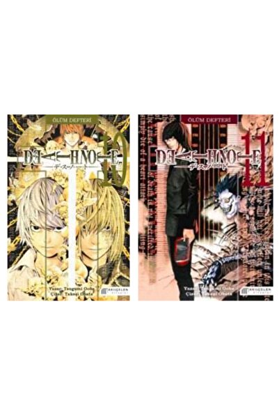 Akıl Çelen Kitaplar Death Note - Ölüm Defteri - 2 Kitap Türkçe Manga Seti (10...