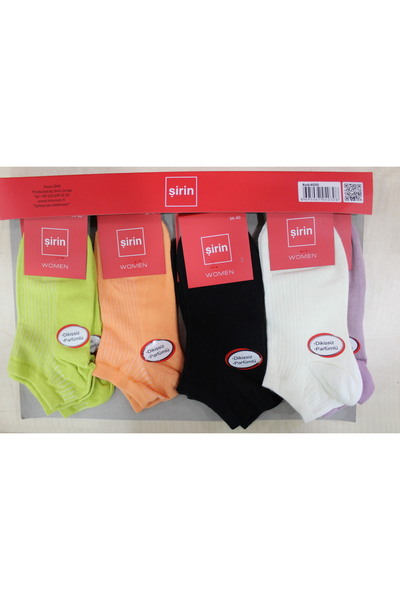 Gawzera Cute 12-Pack of Colorful Perfumed Socks, Stitch-Free Pairs