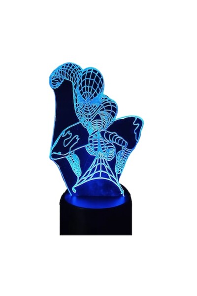 T&M Personalizare Lampă acrilică pentru trofee cu LED multicolor - Spiderman,...