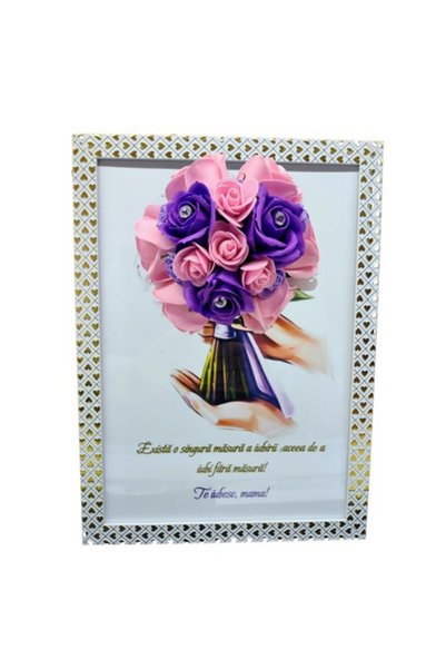 T&M Personalizare Tablou înrămat A4 (30x21 cm) - Există o singură măsură a iu...