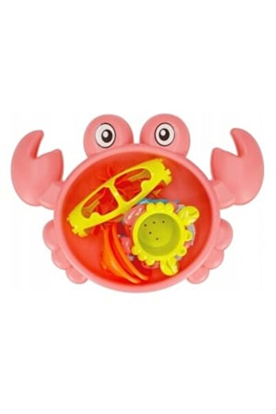 CREATIVE Crab bath toy with 5 inner toys, ages 3+, plastic, 21x30x5 cm, blue/pink