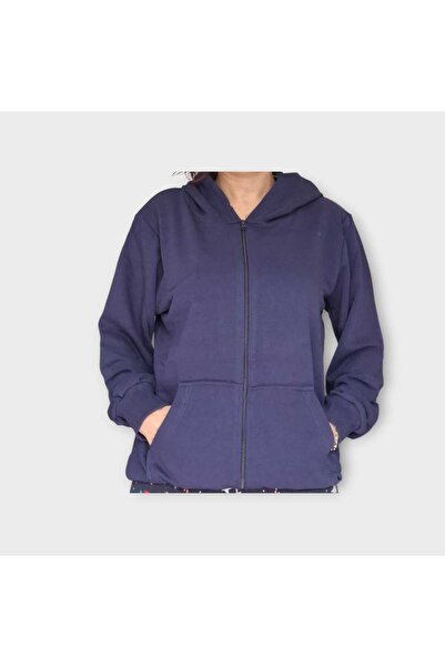 Fua Shop Women's 3 Thread K Hooded Sweat Jacket