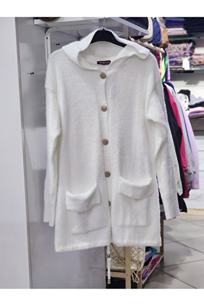Nessia Buttoned Soft Angora Cardigan