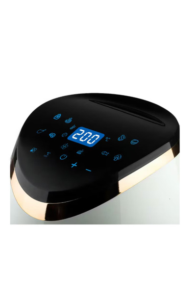 raf Air Fryer RAF, Touchscreen, 6L, 2400W, 360° Air Circulation, Black + Digital Cookbook