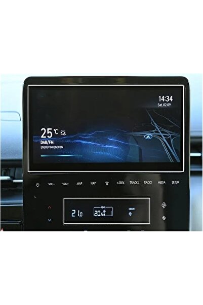 Mobilite Hyundai Staria Compatible 2025 Model Multimedia and Air Conditioning Screen 9H Nano Screen Protector