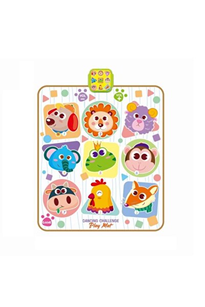 CREATIVE Musical play mat for children 2 years+, with animals, waterproof, 82 x 65 cm, multicolor