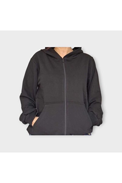 Fua Shop Women's 3 Thread K Hooded Sweat Jacket