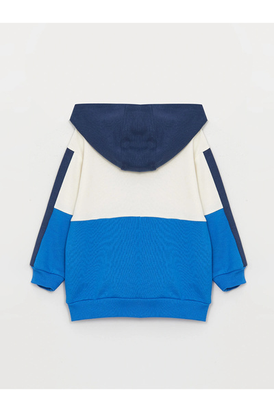 LC Waikiki Lcw Baby Blue Baby Boy Hoodie and Sweatpants 2-Piece Set