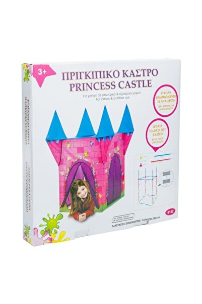 eDebara Pink Princess Castle Children's Play Tent – ​​foldable, easy to assemble, 3 years+