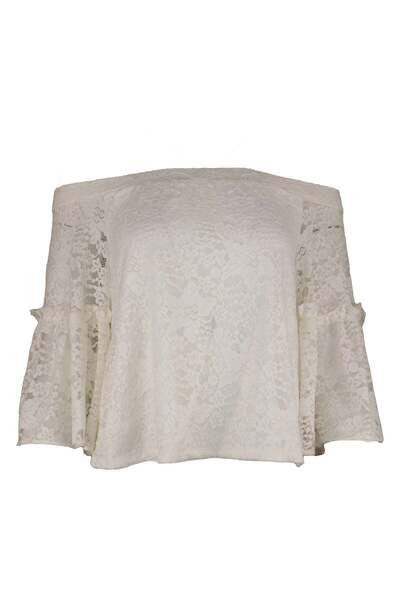 Vero Moda Rane Snow White Blouse - S, White, Nylon 89.3% Spandex 10.7%