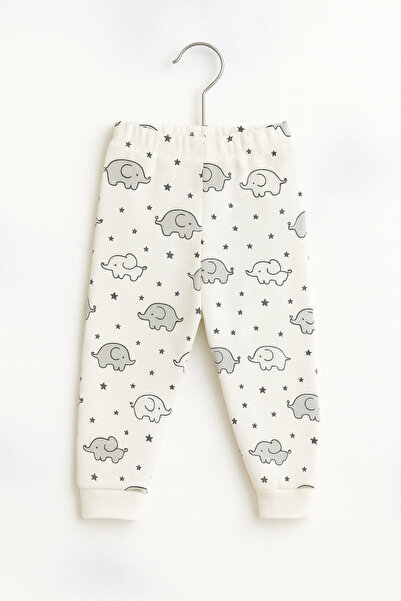 Vivolas 100% Cotton Baby Set with Snap Fasteners on the Shoulders, Unisex, 2-Piece, Top and Bottom, Monthly Sizes 3-6-9-12 Months