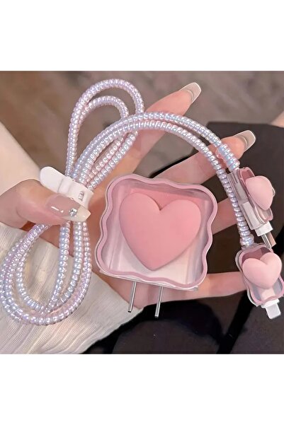 MustCase 18W/20W/25W Uyumlu Şarj Kılıfı – Örme Kablo Toparlayıcı, Kablo Koruy...