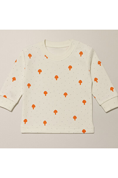 Vivolas 100% Cotton Baby Set with Snap Fasteners on the Shoulders, Unisex, 2-Piece, Top and Bottom, Monthly Sizes 3-6-9-12 Months