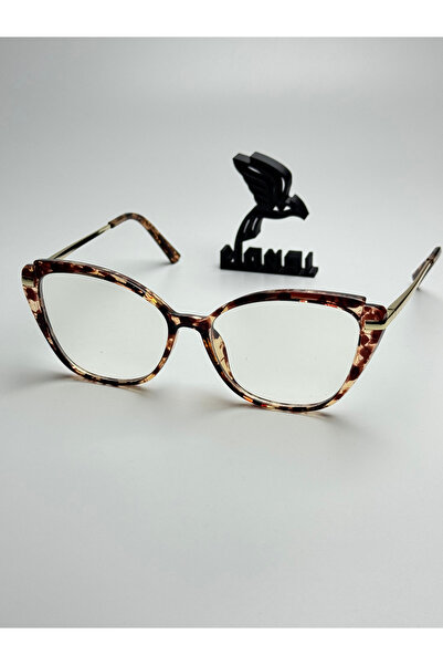 MONAL EYEWEAR Cateye Model Blueblock 55 Ekartman Protects and Soothes Eyes Prescription Glass Can Be Fitted Optical Compatibility