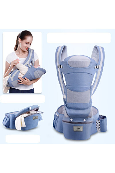 Superbaby Marsupiu gri cu scaunel