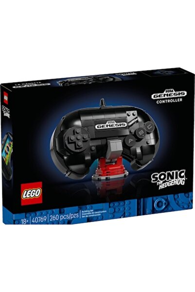 LEGO Sonic the Hedgehog SEGA Genesis Controller Set, 260 pieces, retro, 10x15x3 cm