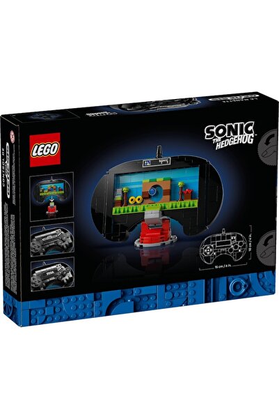 LEGO Sonic the Hedgehog SEGA Genesis Controller Set, 260 pieces, retro, 10x15x3 cm